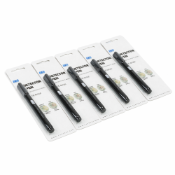 Детекторна писалка за фалшиви евро банкноти – комплект 5 бр.